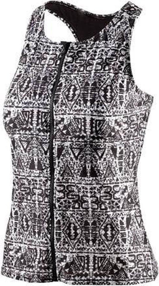 Beco Tanktop Besuit Dames Polyamide Zwart/wit C-cup Maat 48