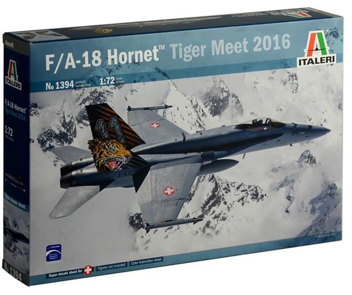 1:72 Italeri 1394  F/A-18 Hornet Tiger Meet 2016 Plastic kit