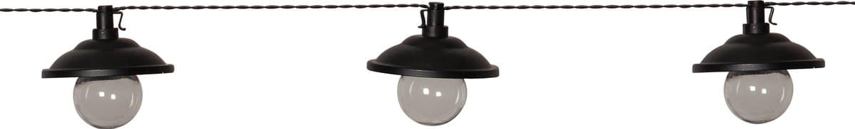 Star Trading Solar lichtketting Globe Shade, warm wit, batterij, 180cm