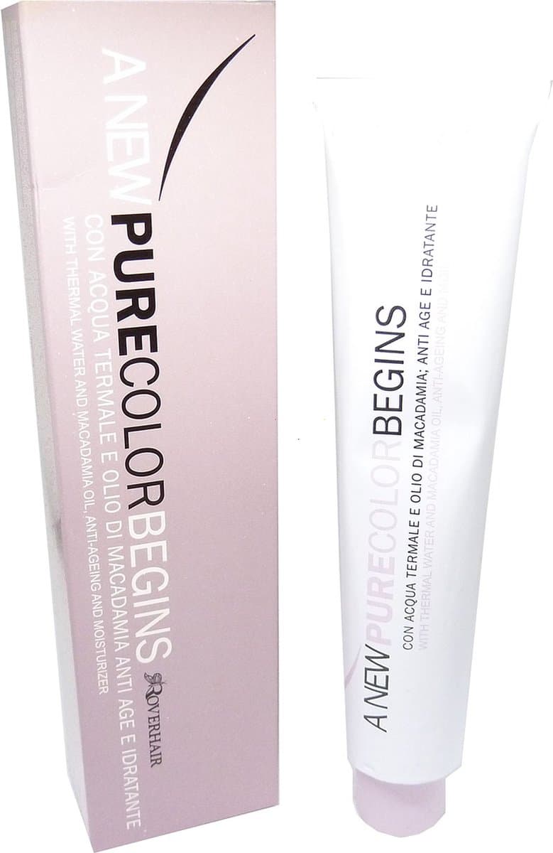 Roverhair A New Pure Color Begins Haarkleuring Permanente Crème 100ml - 08/44 Copper Copper Light Blonde / Kupfer Kupfer Hellblond