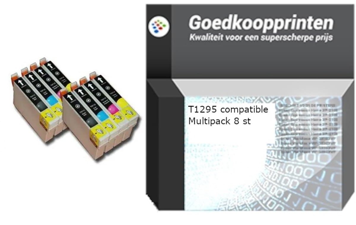Epson T1295 inkt cartridges set (8st.) - Huismerk