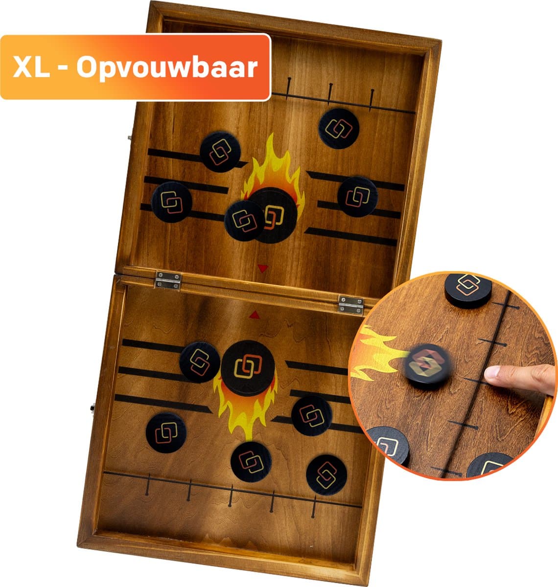 Slingpuck XL Opvouwb. - Sinterklaas - Kinderspellen - Kinderspeelgoed 5 jaar - Speelgoed 6 Jaar - Speelgoed 3 Jaar - Meisjes & Jongens - Sjoelbak - Foosball Winner - Party Spel - Kinderspeelgoed 6 Jaar - 3 Jaar - 10 Jaar - Speelgoed - Familie Spel