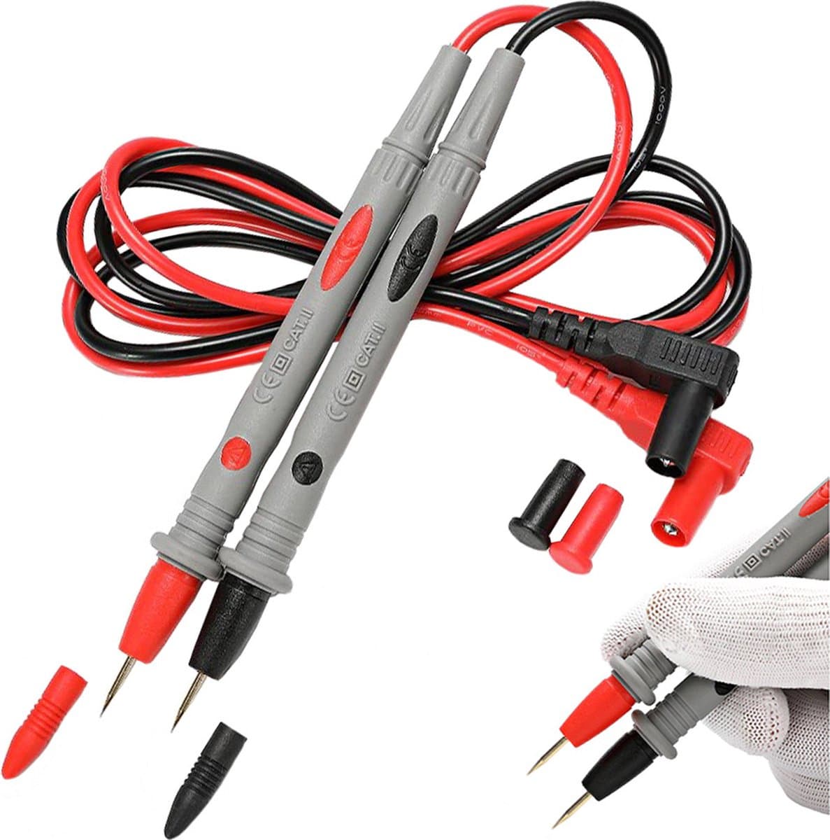 Multimeterkabels - Meetkabels - 20 Ampere