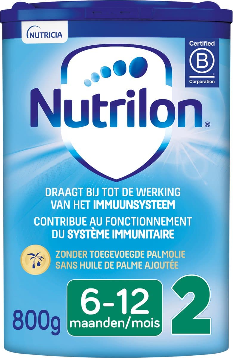 Nutrilon 2 - Opvolgmelk Baby 6-12 maanden - Babymelk in Poeder voor Flesvoeding - Blik 800g