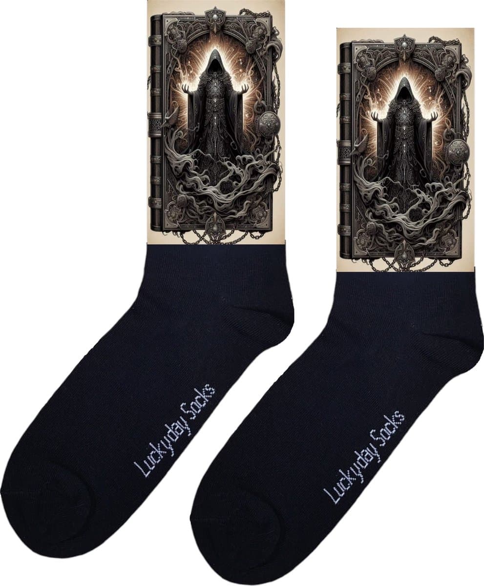 Magiërs - Opkikkertje - Grappige sokken - Valentijn cadeau - Verjaardag - Geluk - Betoveren - Grappige sokken - Leuke sokken - Vrolijke sokken - Kerst sokken - Vaderdag - Moederdag - Socks maken Happy - 37-44