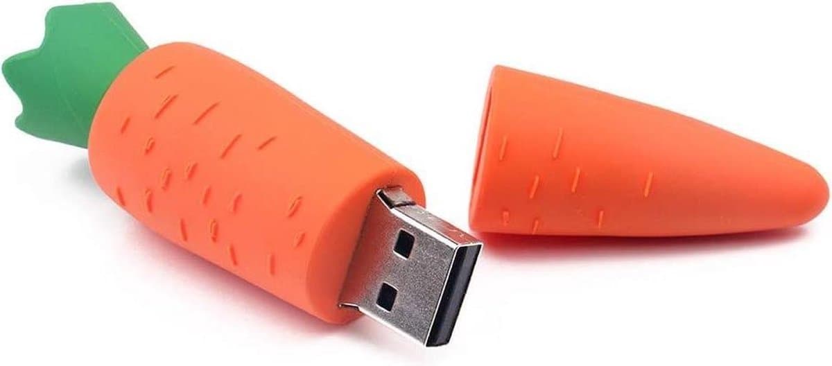 Wortel usb stick 8gb -1 jaar garantie – A graden klasse chip