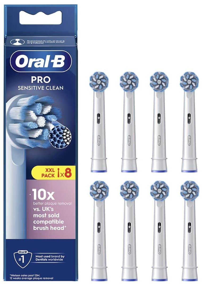 Oral-B Pro Sensitive Clean Wit (8 stuks)