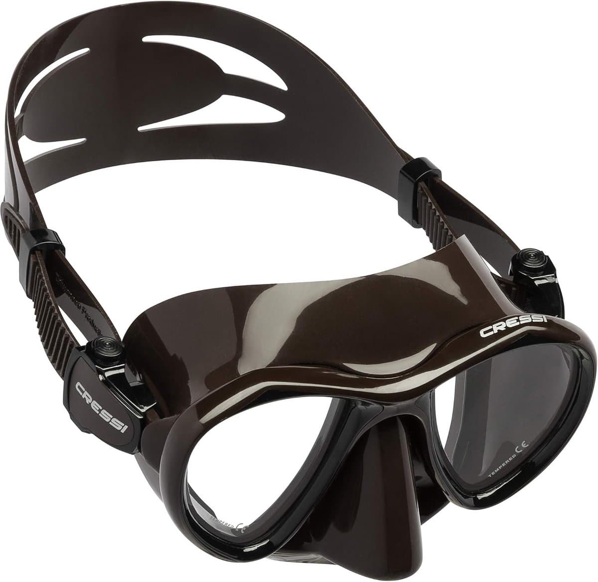 Duikmasker met Grote Polycarbonaat Lens voor Helder Zicht Onder Water