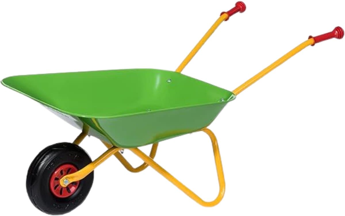 Zyrex® Kruiwagen Kind - Kruiwagen Speelgoed - Tuingereedschap Kind - Groen - 50cm x 39cm x 14cm