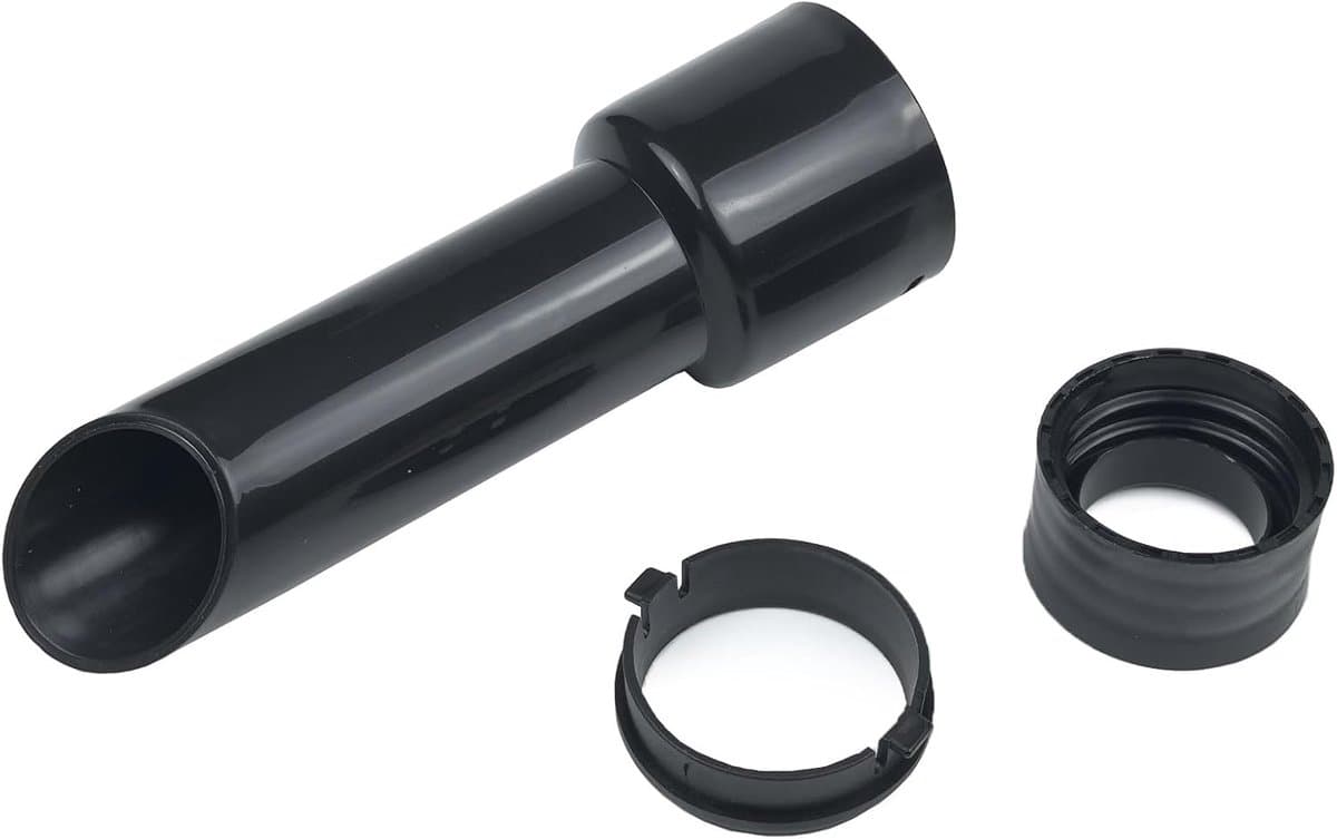 Stofzuiger Verbindingsring - Slang Koppeling - Stofzuiger Onderhoud - 32 mm Diameter - 17x5 cm - Zwart