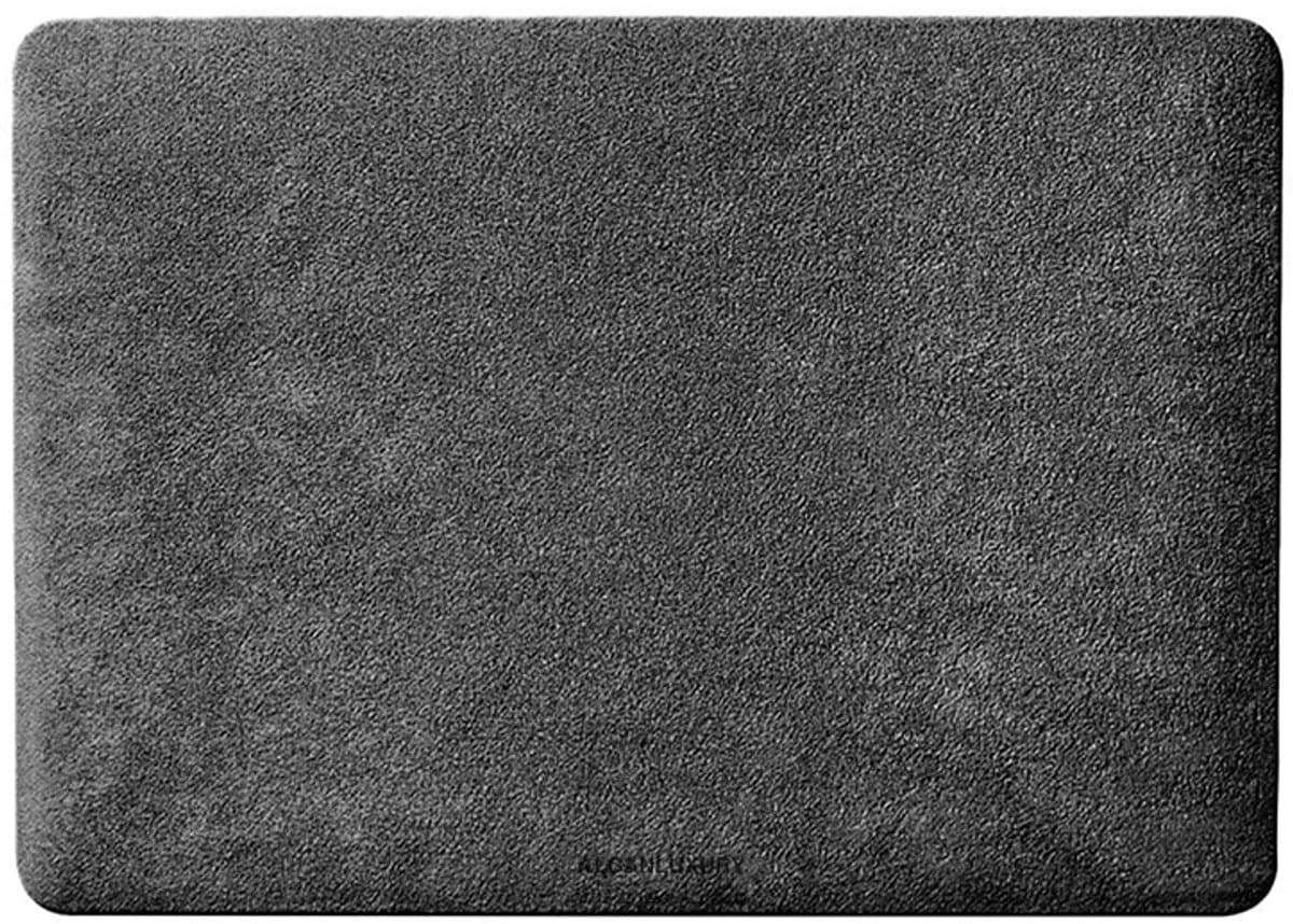 Alcanluxury Alcantara cover geschikt voor MacBook Air 13 inch (2022-2025) - Space Grey
