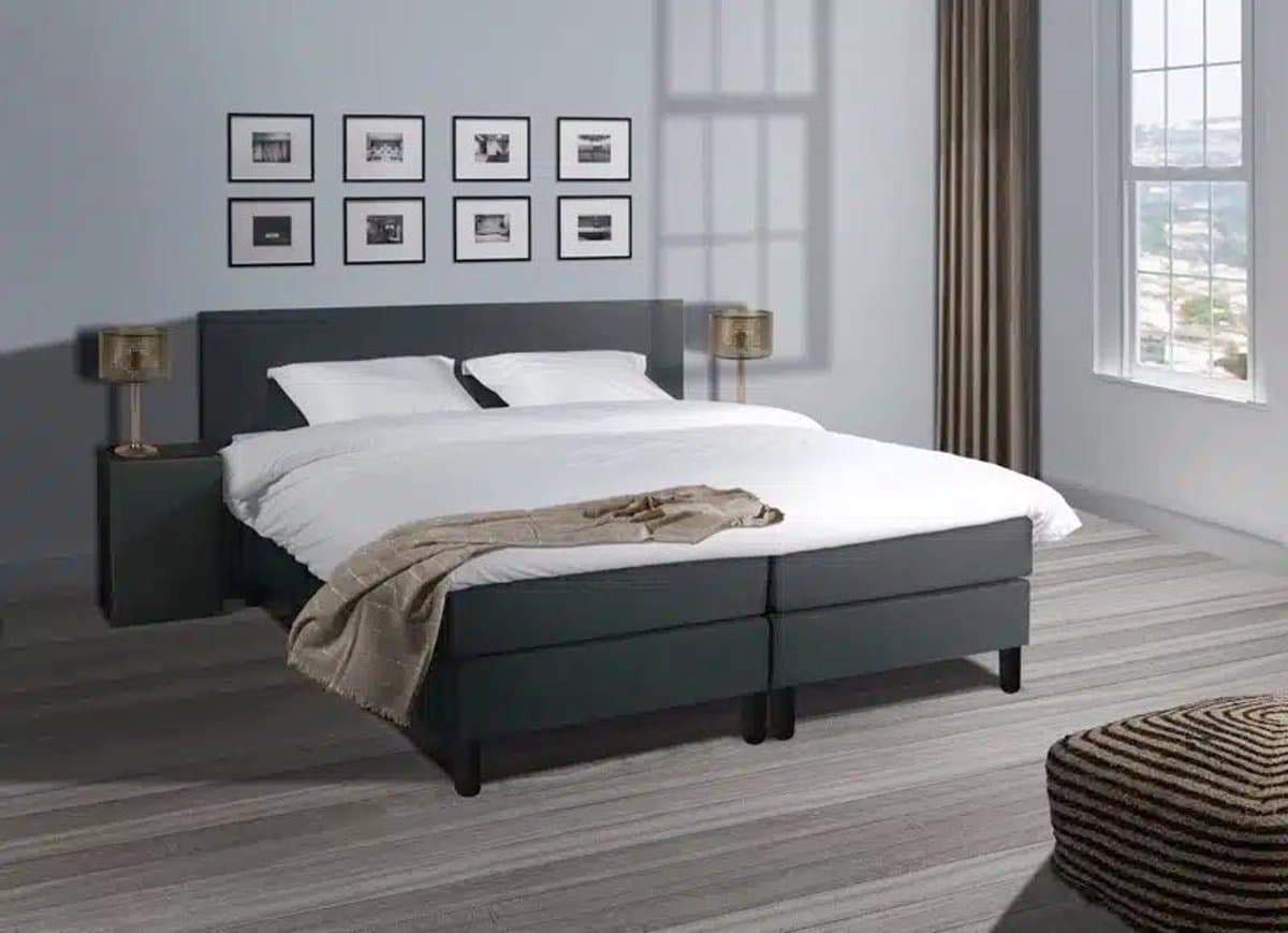 Mörgenn Boxspring Valverde - Complete Hotel Boxspring met Pocketvering - Luxe 10cm Topper - Roze -