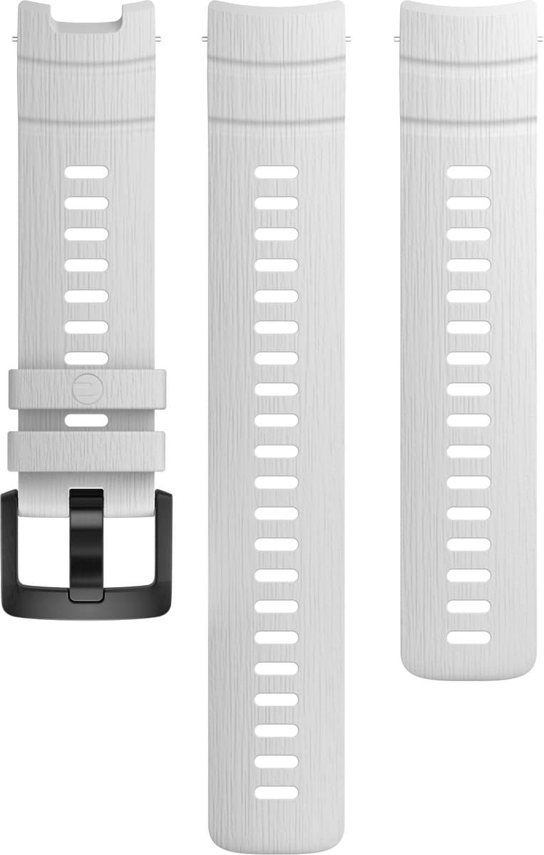 Polar Siliconen Bandje Wit 22mm S/L