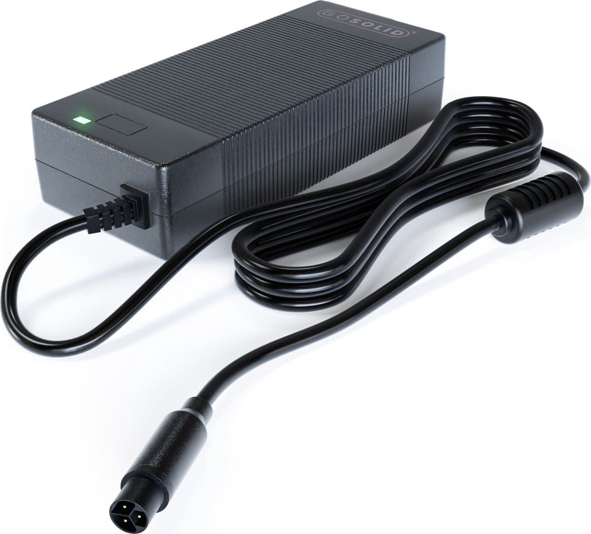 GO SOLID! Oplader geschikt voor Le Velo Colmar elektrische fiets 42V / 2A (3 polig)