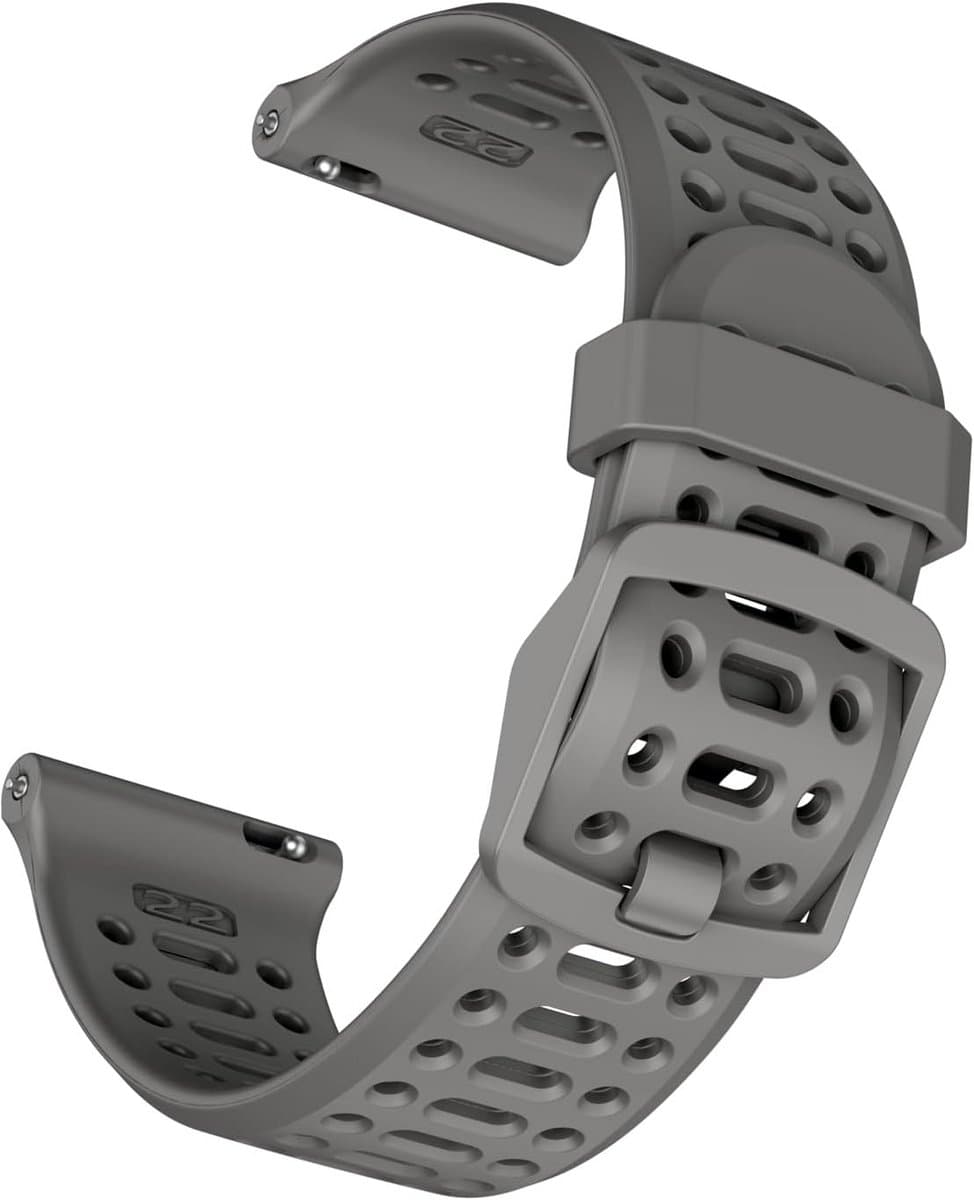 22mm Siliconen Horlogeband voor Coros Pace 3, Apex 2 Pro en Universele Smartwatches