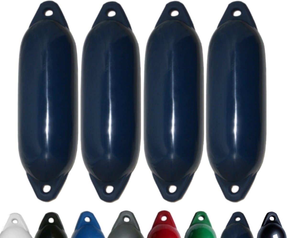 Set van 4 met Majoni Star 45 stootwillen - marine, 70 x 24 cm