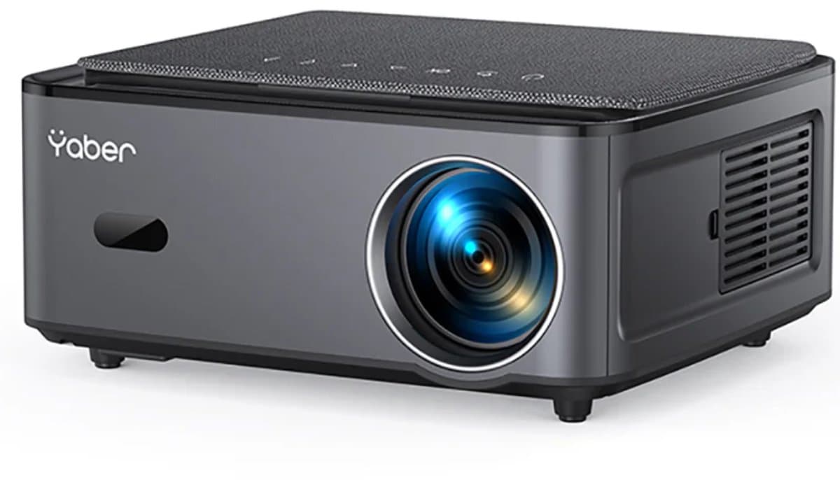 Yaber Projector Pro U6 - Beamer voor Presentatie en Home Cinema - Native 1080P, 4K Ondersteuning - 800 ANSI Lumen - Auto Focus & Auto Keystone - Smart Systeem met Ingebouwde Apps - Wi-Fi 6 en Bluetooth 5.2 - HD Beamer