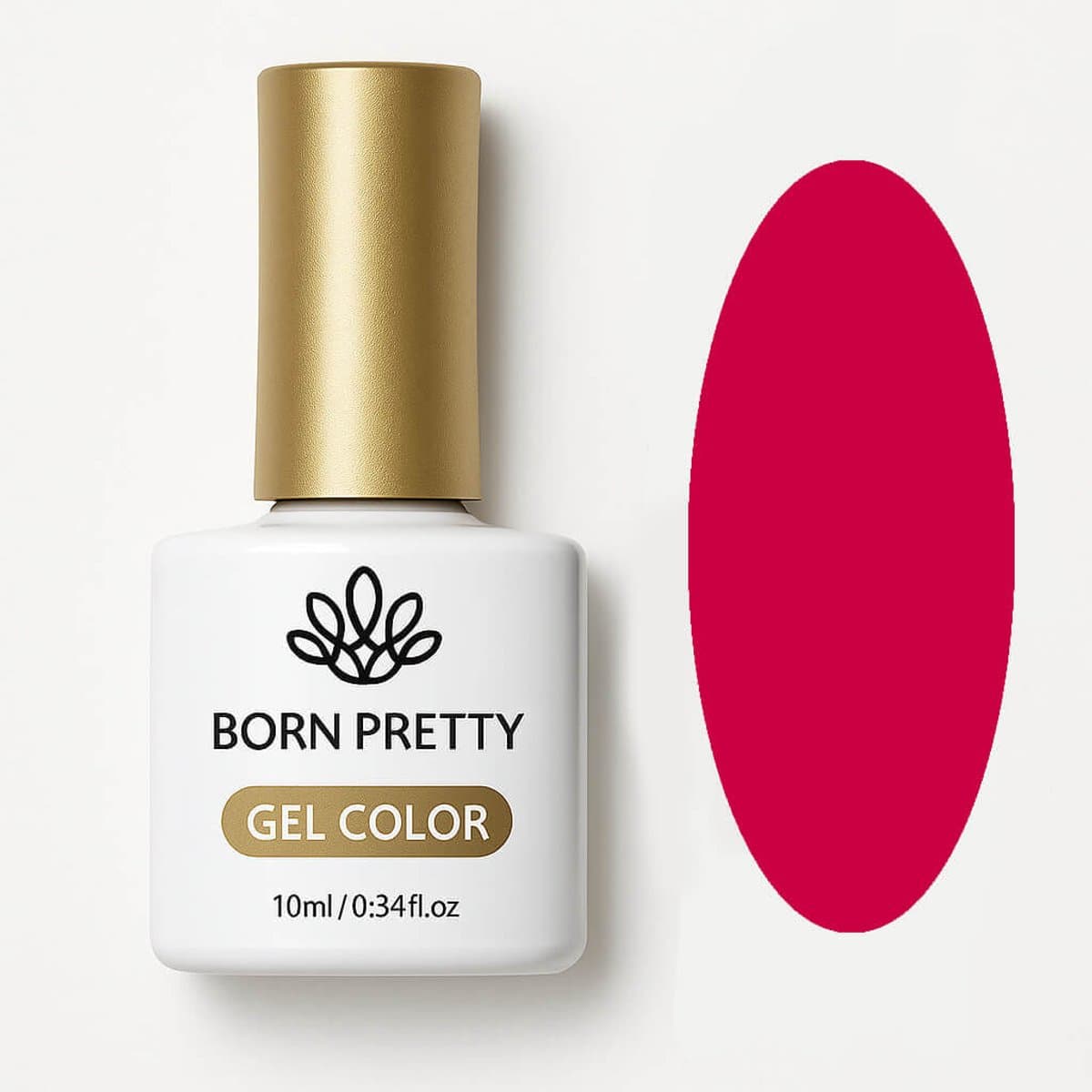 Born Pretty Gellak 10ml Kleur Rood 012