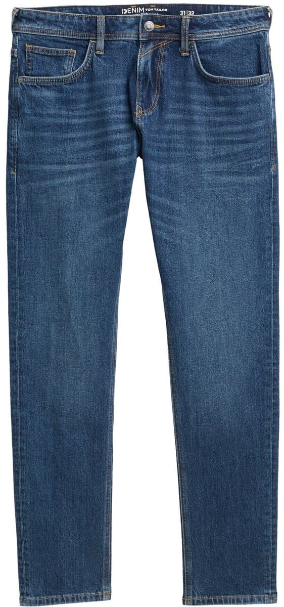 Tom Tailor Denim - TTPIERS SLIM-jeans - Maat 34/34 - Used Dark Stone Blue Denim