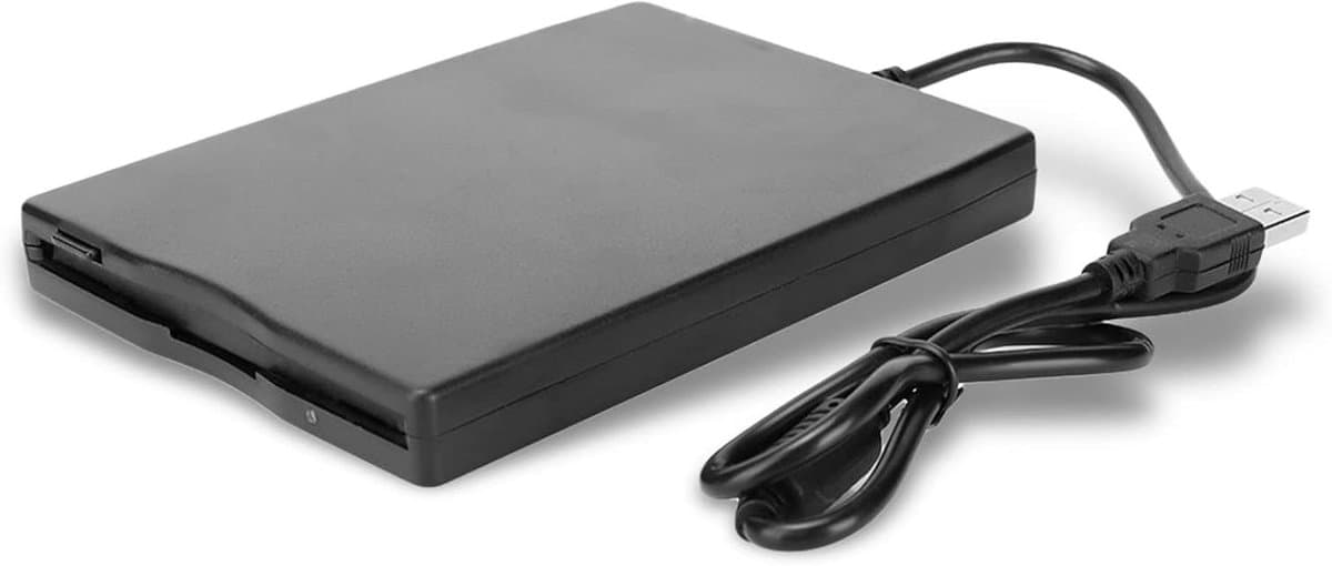 Allecto Plus - Draagbare USB Floppy Drive 3.5 Inch Kaartlezer Ultradun - Voor Desktop en Laptop - Gemakkelijk en Handig in Gebruik