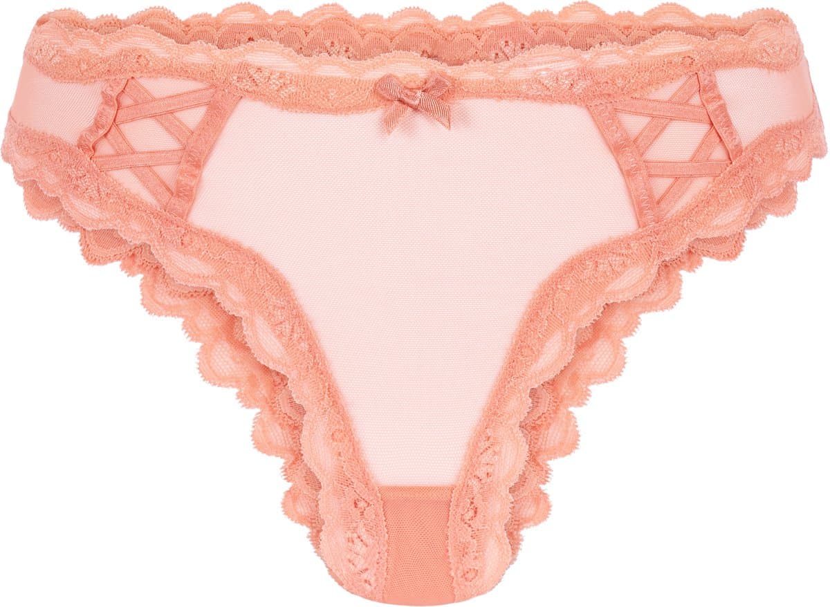 Hunkemöller Dames Lingerie Brazilian Astra - Roze - maat S