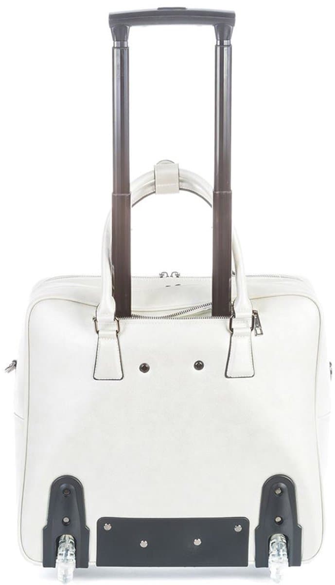 Olivia Lauren Laptoptrolley Dames / Businesstrolley - 17 inch - Ivy - Wit