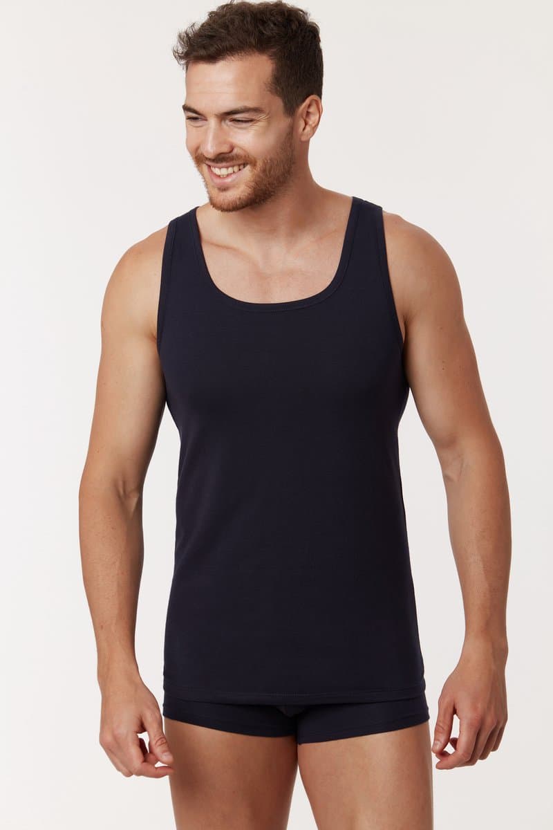 Woody Singlet Single Pack Blauw L