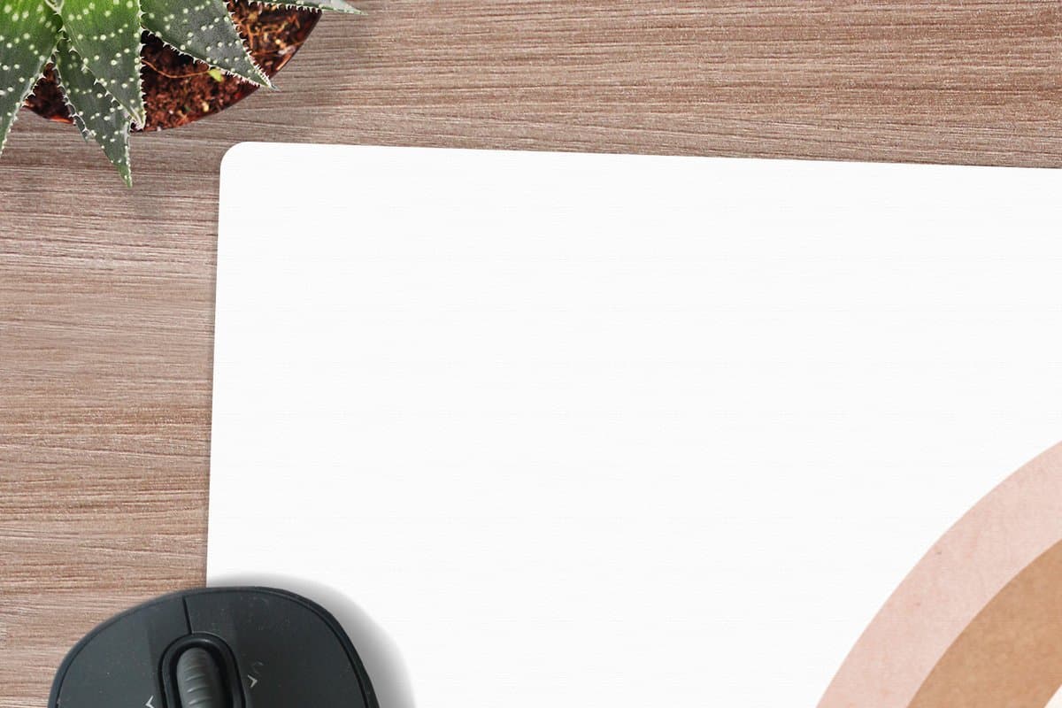 Muismat XXL 90x60 cm - Bureau onderlegger - Bureau mat Abstract - Kunst - Regenboog - Patroon - Bureaumat - Gaming mousepad xl - Bureaulegger groot - Computer deskmat