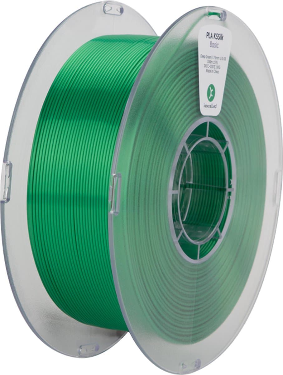 Kexcelled PLA Diep Groen Zijde/Deep Green Silk 1.75mm 1kg 3D printer filament