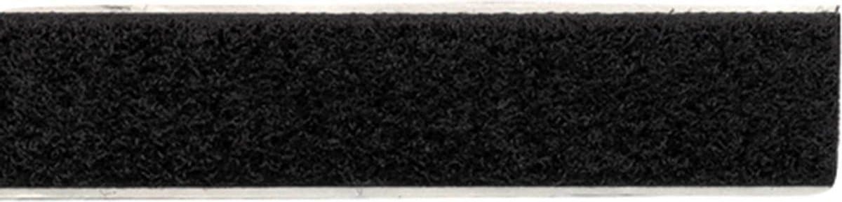 Klittenband Breedte 20 mm / Lengte 25 meter Zwart - zachte zijde