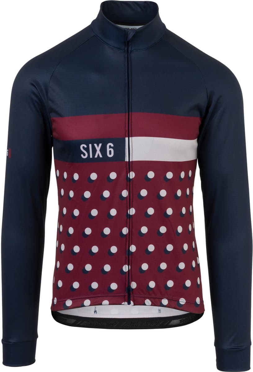 AGU Dot Fietsshirt Lange Mouwen SIX6 Heren - Blauw - M