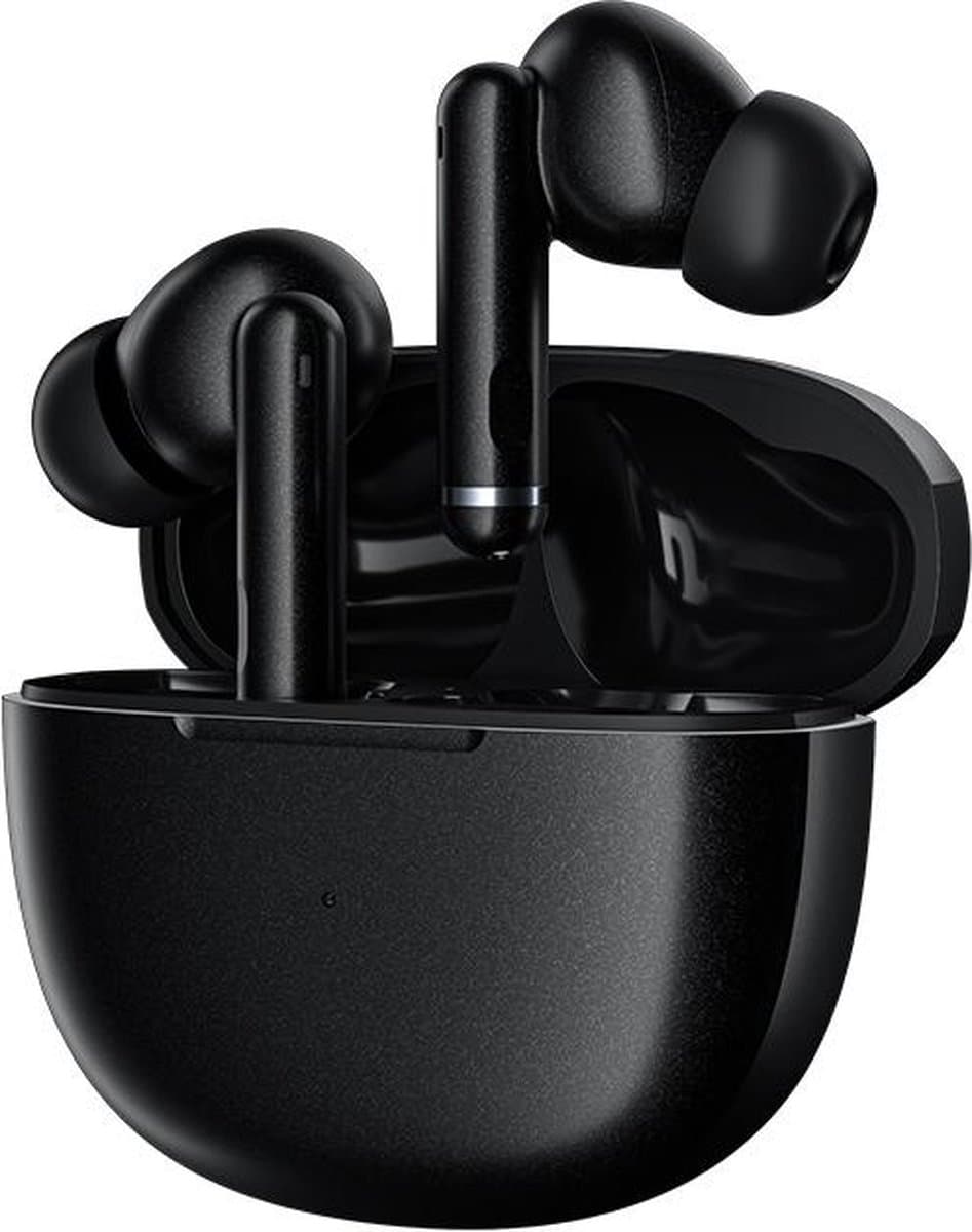 QCY HT03 - TWS True Wireless Stereo - Volledig Draadloze Oordopjes - Met Microfoon - Aanraakbediening - Bluetooth V5.1 - Zwart