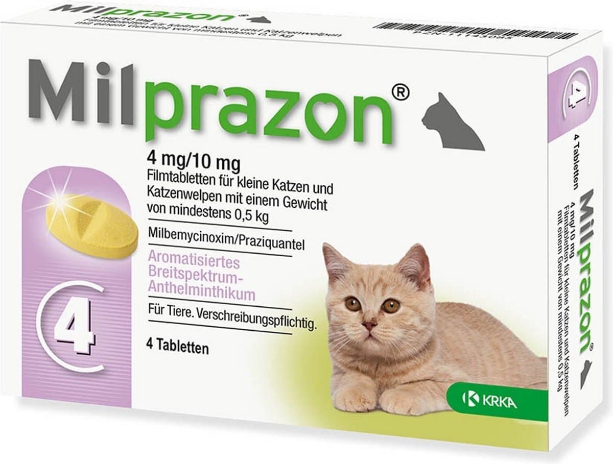 Krka Milprazon Ontwormingstabletten Kat