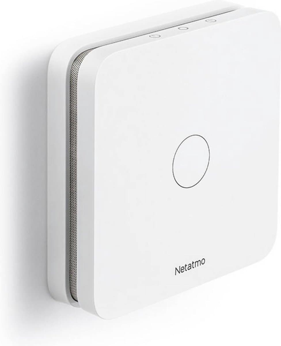 Netatmo NCO-DE Koolmonoxidemelder Incl. batterij (10 jaar) werkt op batterijen Detectie van Koolmonoxide