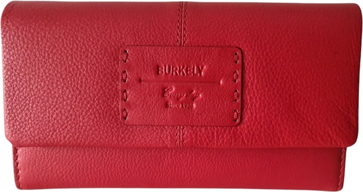 Burkely Soft Overslagportemonnee Lang - Rood