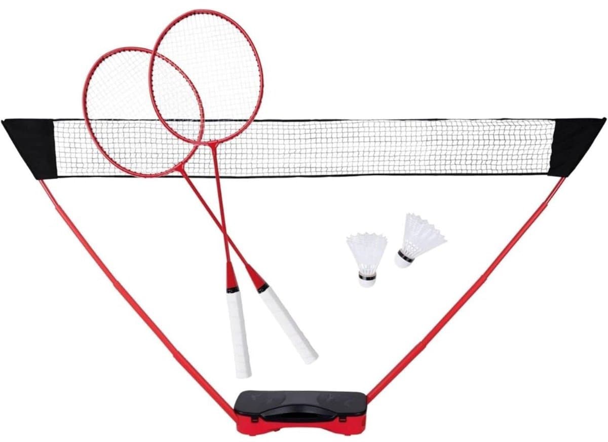 ApexArte® Complete Badminton Set - Draagbaar Badminton Net