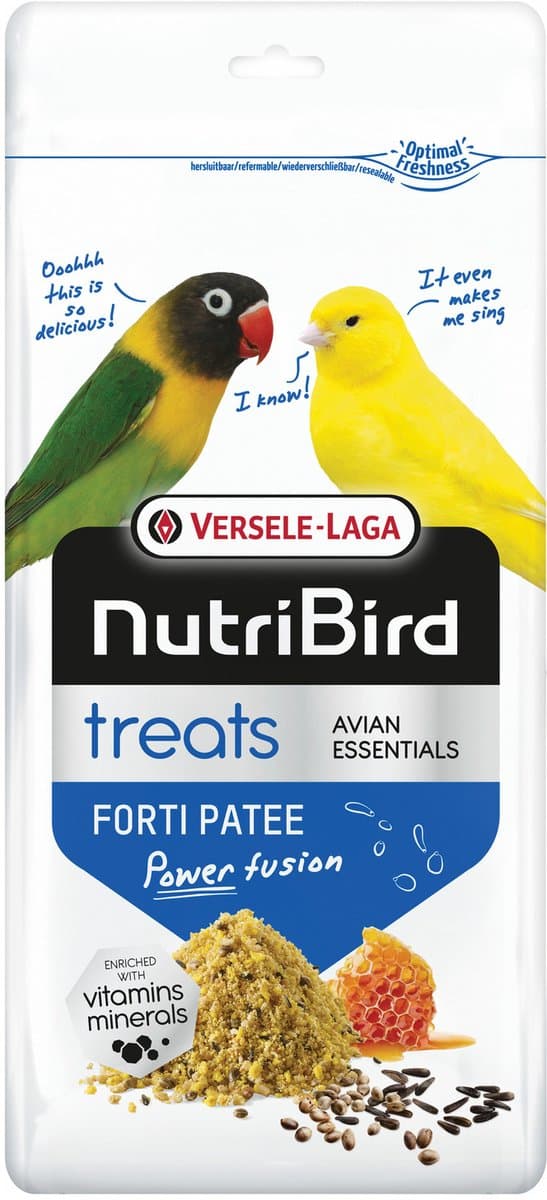 Nutribird Treats - Eivoer 250gr met Lysine en Methionine - Voedzaam Vogelvoer voor Huiskamervogels