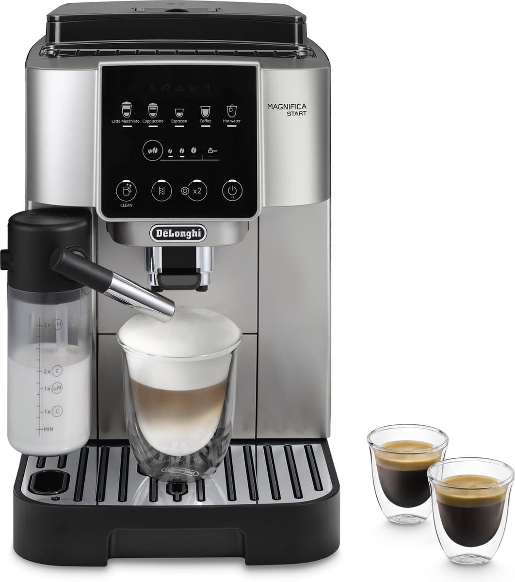 De'Longhi Magnifica Start, Volautomatische Espressomachine, ECAM220.80.SB, Zilver/Zwart