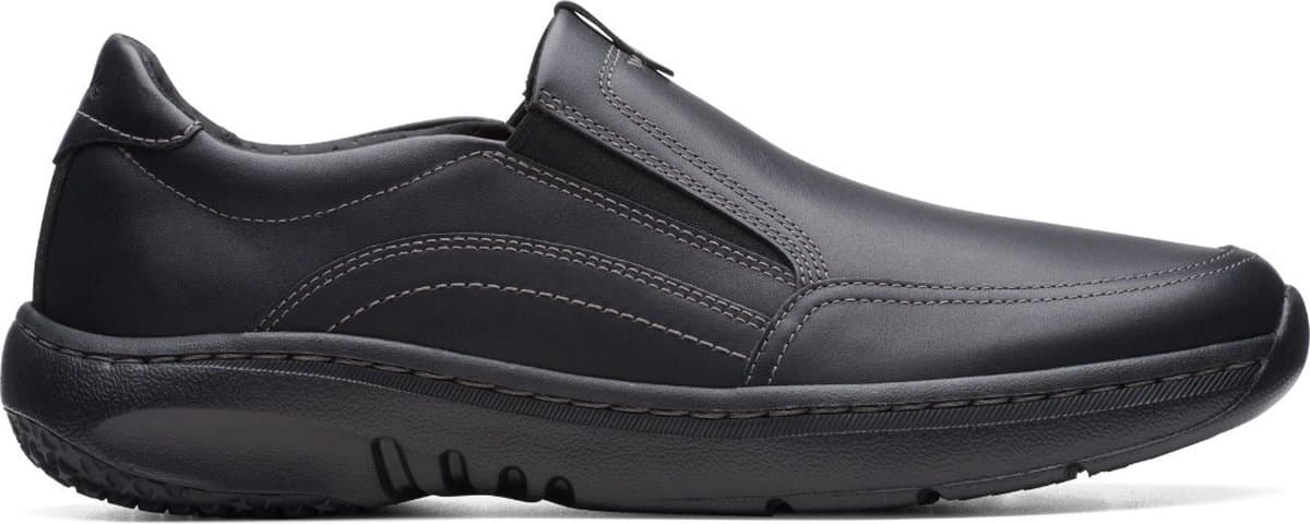 Clarks - PRO STEP - Instappers - Kleur: Zwart - Maat: 44