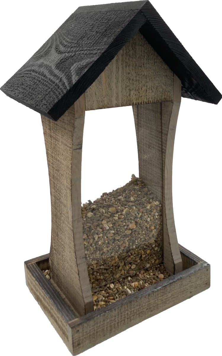 GARDEN SPIRIT Vogelvoederhuisje Zaadsilo - Staand Vogelhuisje - 14x17x32 cm