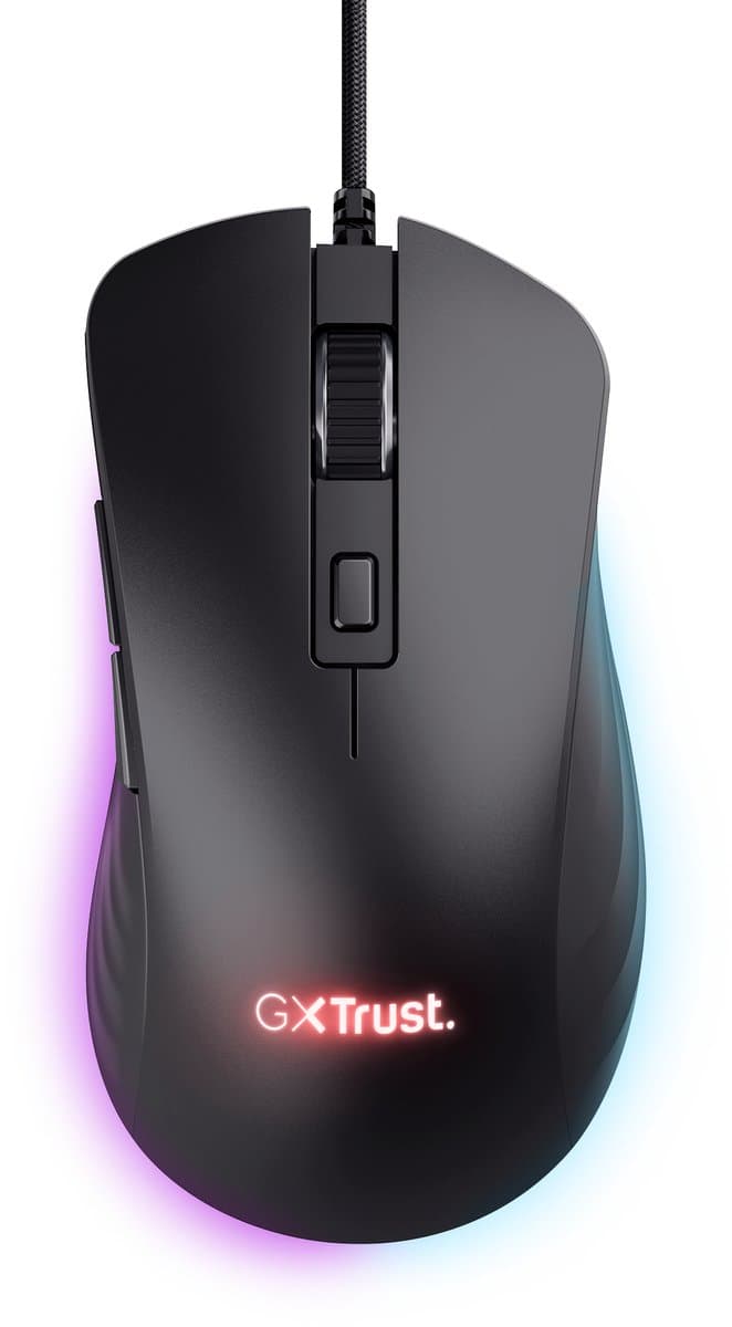 Trust GXT 924 Ybar+ Pro Gaming Muis Zwart