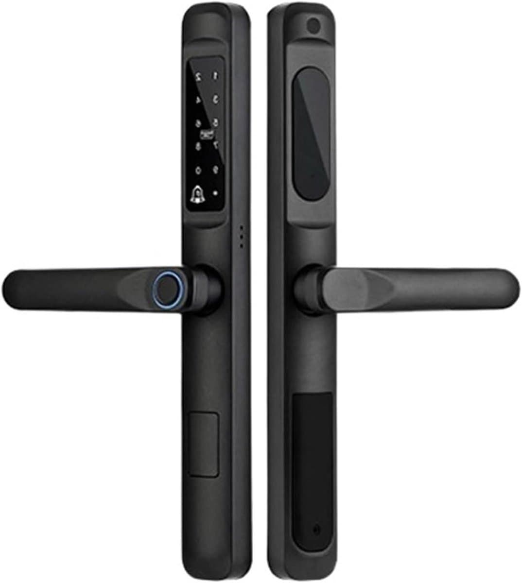 Slim Deurslot - Vingerafdruk Deurklink - Toegangsbeheer - Waterdichte WiFi Bediening - 38-70 mm Deurdikte - Aluminium