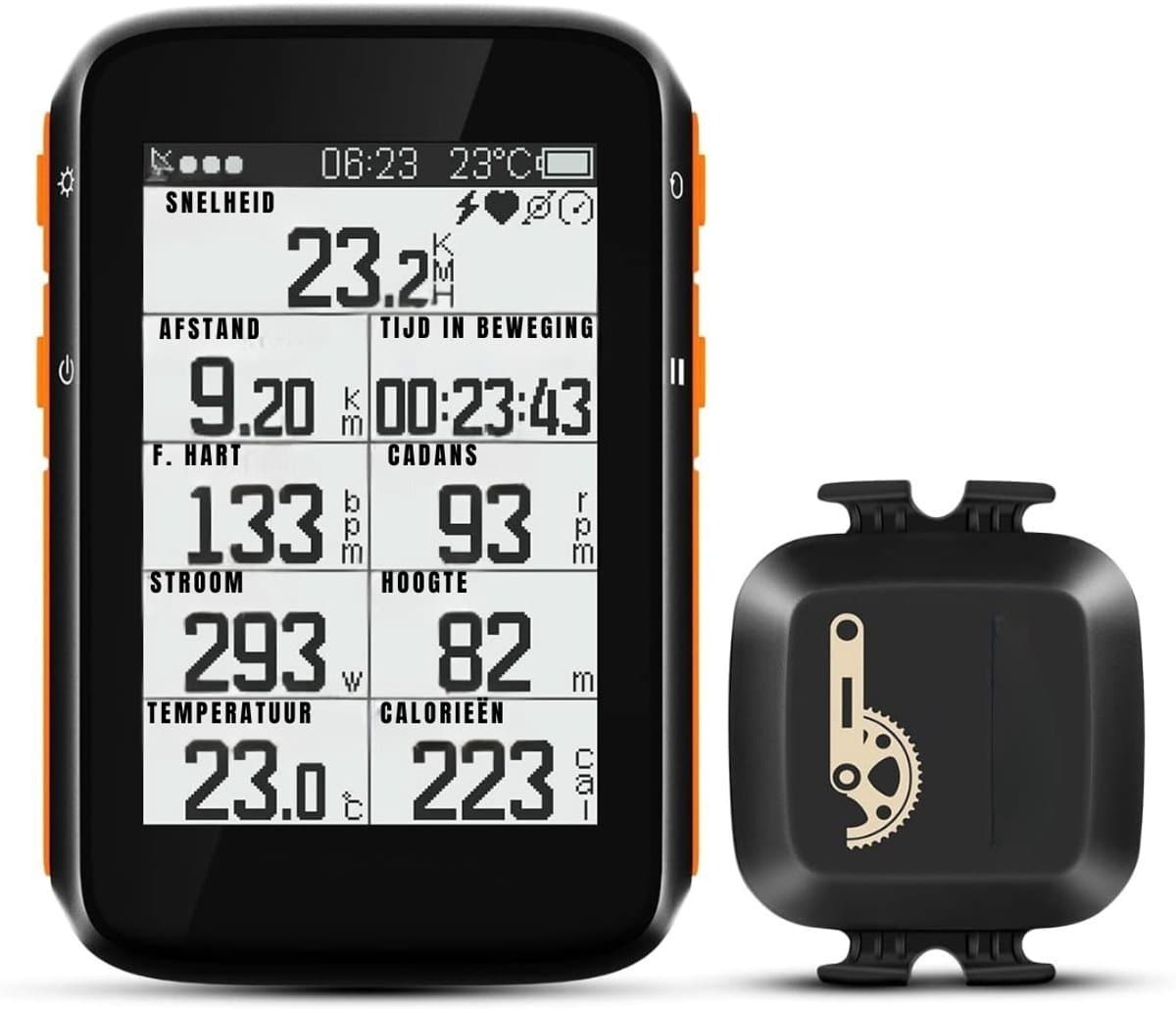 RUX® Fietsnavigatie - Navigatie - Zwart- 15cm x 11cm x 8cm ; 310 g