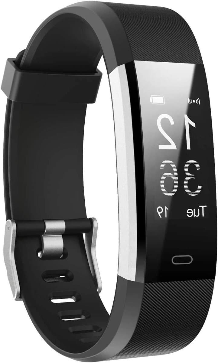 Fitness Tracker - Activiteit Horloge - Sporten Gezondheid - Ingebouwde USB Plug - 0.96 Inch Scherm - Zwart