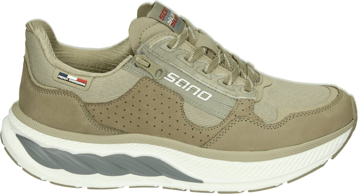 mephisto sano - STRIDE - Lage sneakersVrije tijdsschoenenHeren sneakers - Kleur: Taupe - Maat: 42