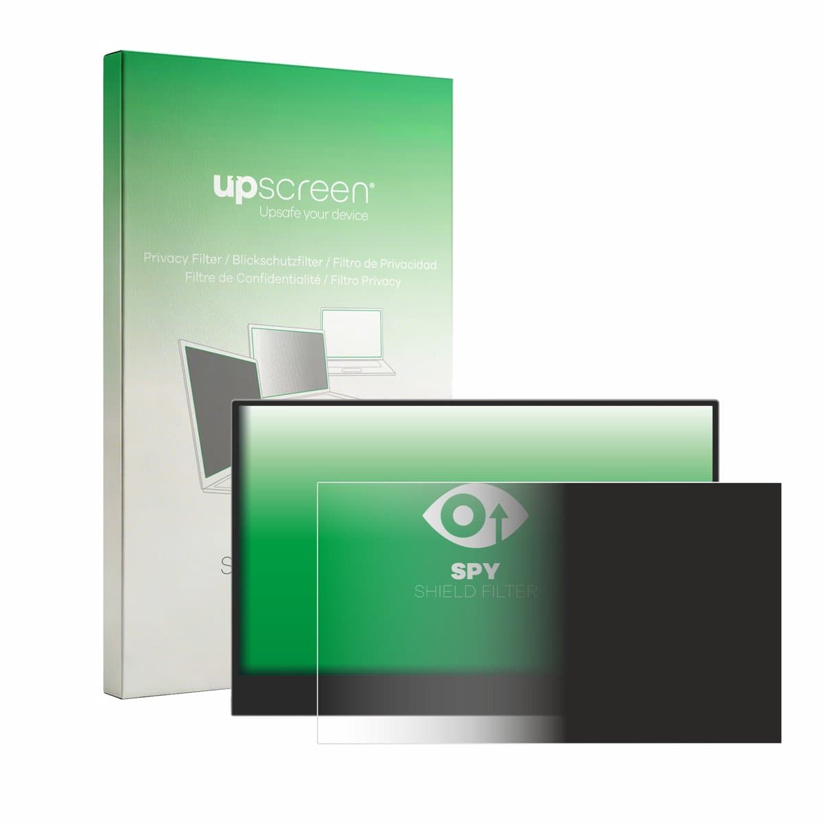 upscreen - privacyscherm voor Lenovo L16 Mobile Monitor 16" - privacy filter screenfilter Blauwlichtfilter