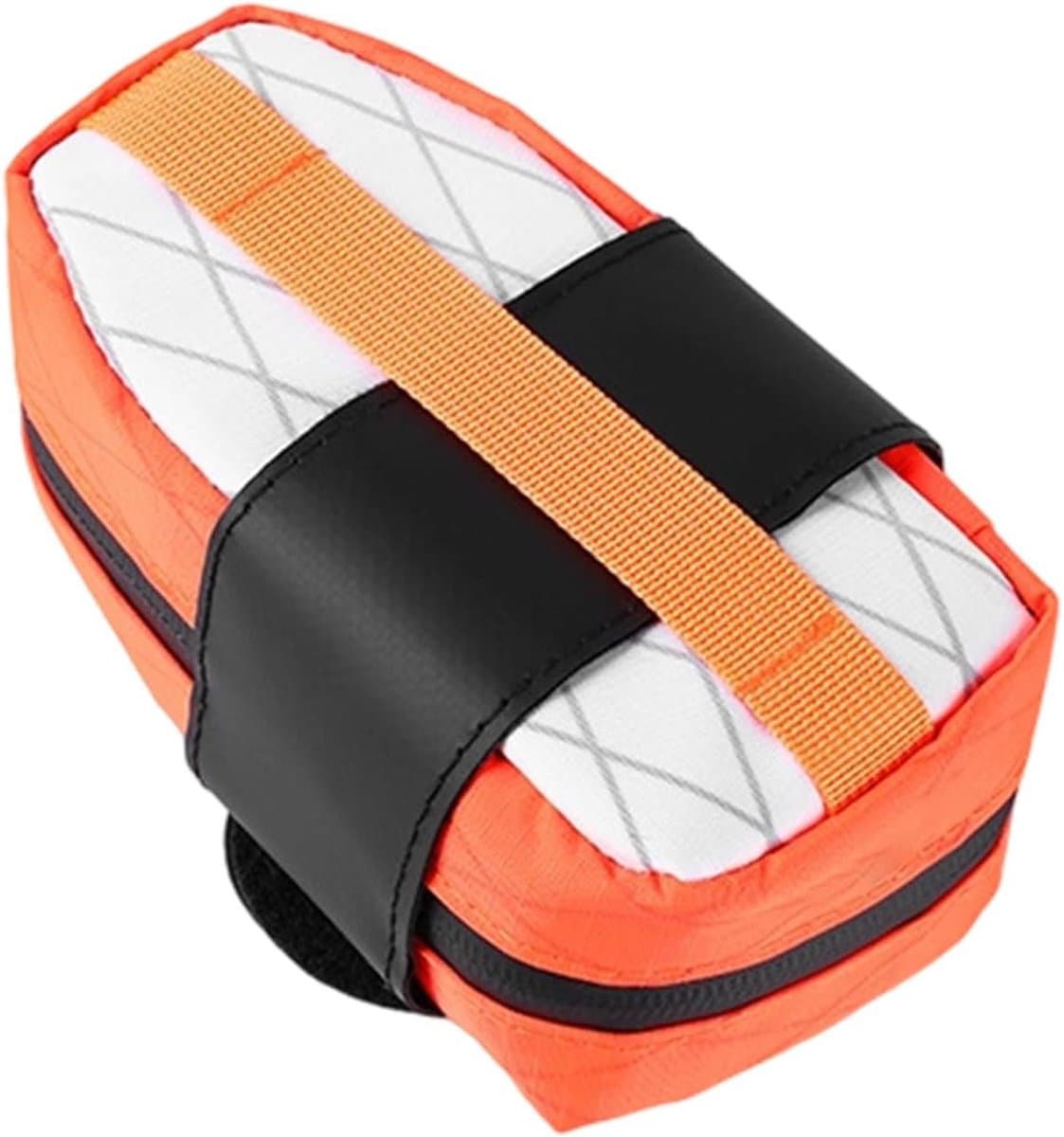 Fietsenopbergtas - Fietsstoeltas Zadeltas - Fietsen Buiten - Waterdichte Stof - 16x9.5x6cm - Zwart