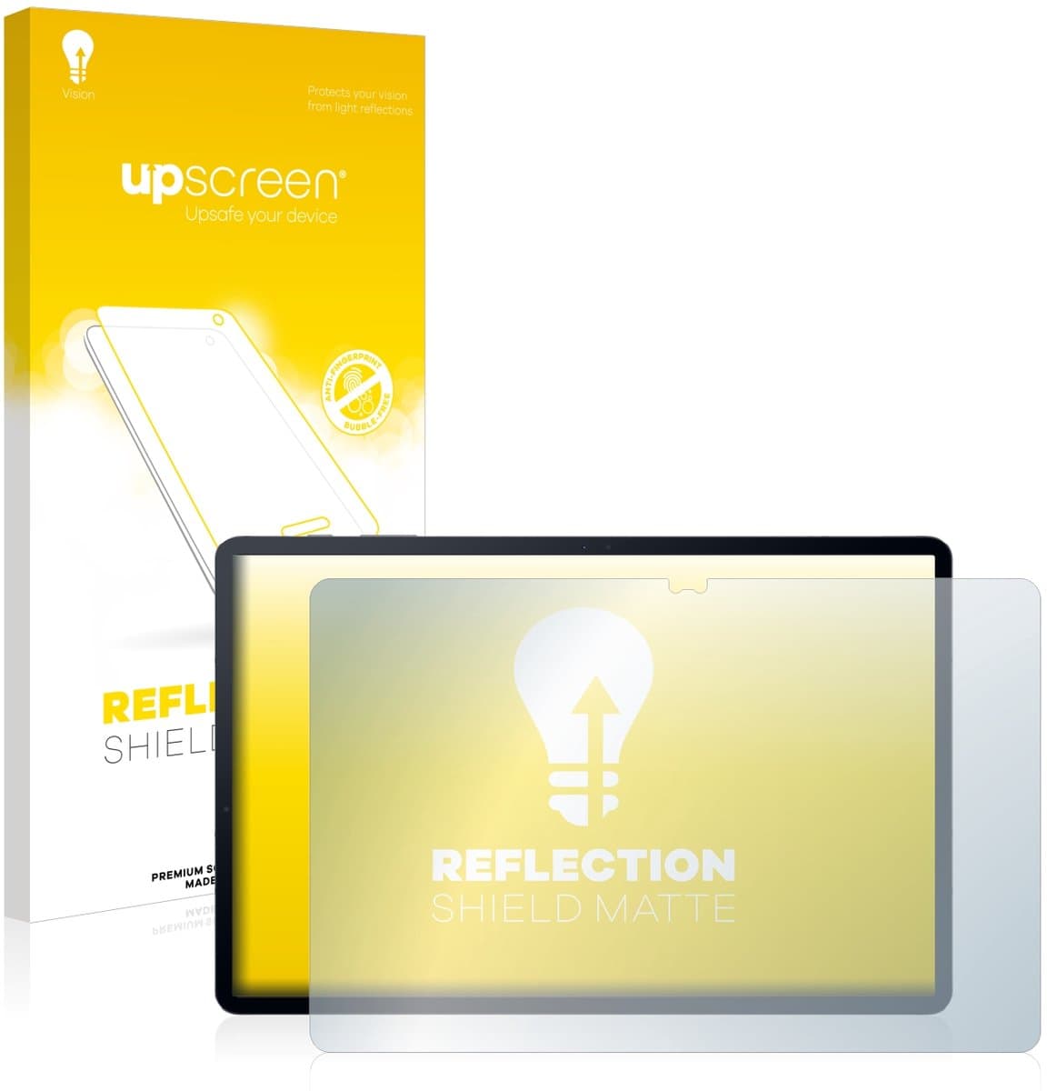upscreen - Screenprotector voor Samsung Galaxy Tab S7 Plus WiFi 2020 - Folie Beschermfolie anti glare matte