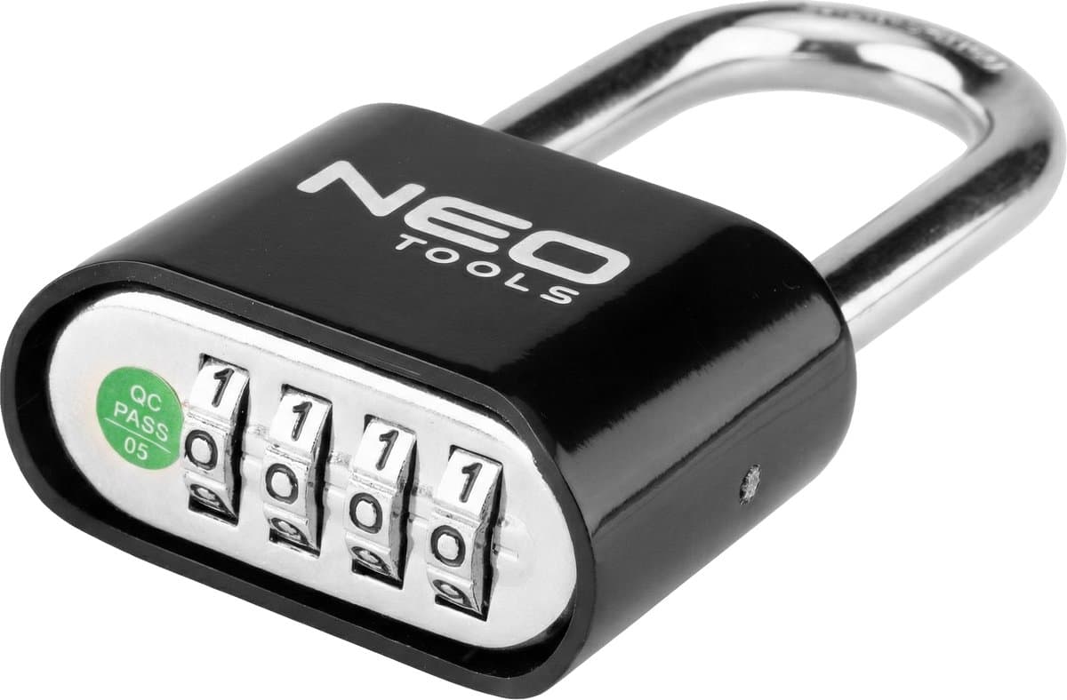 NEO cijferslot hangslot - 4 cijferig - 101x51.5x24mm