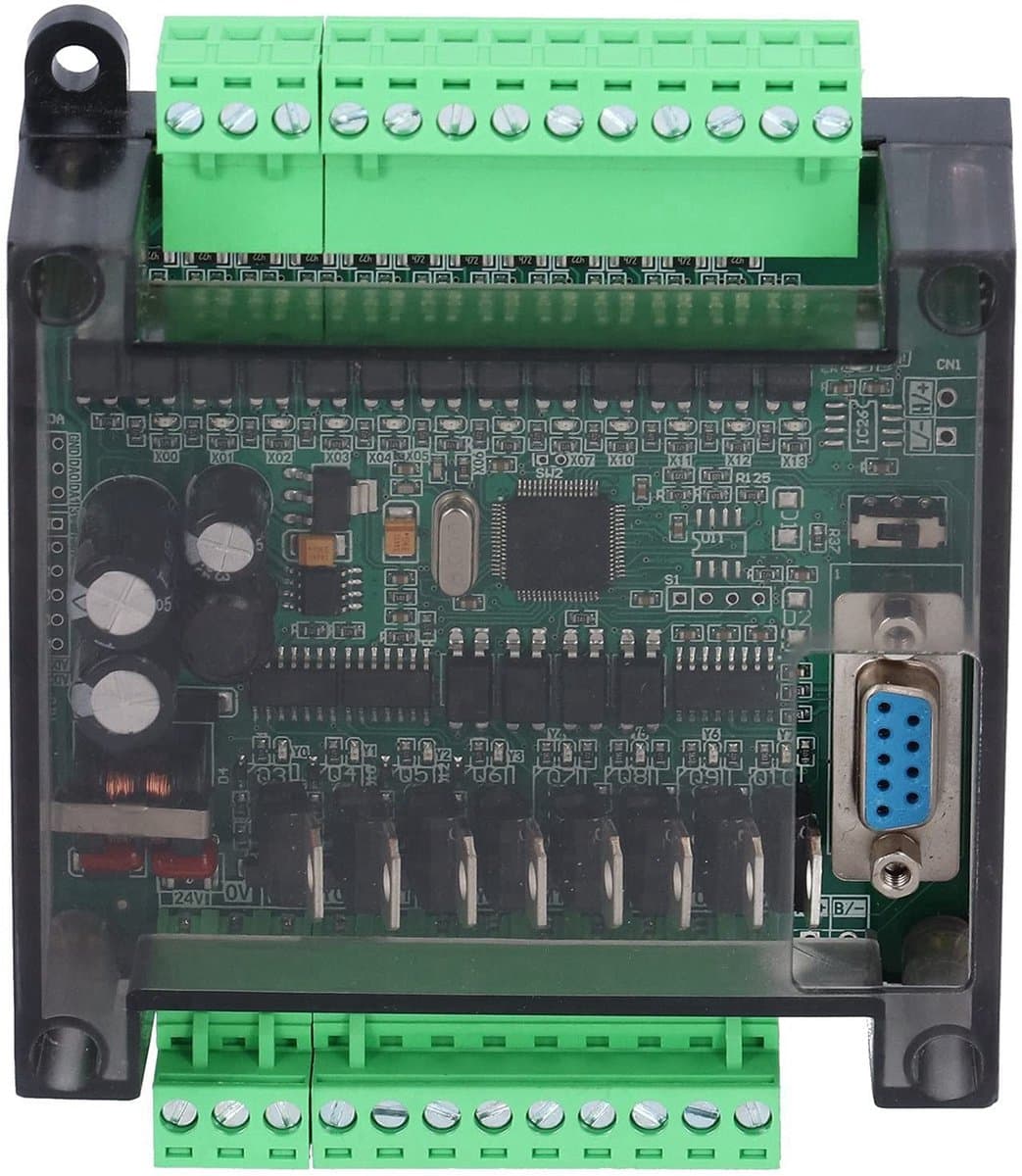 Dailygoody - DC 12V - Programmeerbare Logische Controller - Hoge werkefficiëntie - Zwart - Compatibel met 1N20MT - Ideaal voor industriële toepassinge